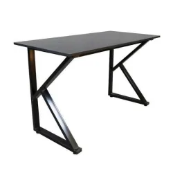 Bàn Gaming Chữ K 1m4 | Thép, Mặt bàn P1PB, Khung đen / Mặt đen - Máy Tính Bàn Đắk Lắk