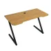 Bàn gaming chữ Z 1m2 | Khung thép sơn tĩnh điện, Mặt bàn MDF vân gỗ - 1