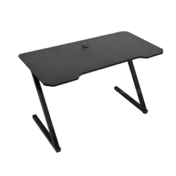 Bàn gaming chữ Z 1m2 | Khung thép sơn tĩnh điện, Mặt bàn MDF phủ melamine, Đen - Máy Tính Bàn Đắk Lắk