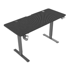 Bàn Gaming Nâng hạ WARRIOR Paladin WGT606 Pro 1m4 | Thép, Mặt bàn P1PB, Black - Máy Tính Bàn Đắk Lắk