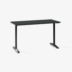 Bàn văn phòng HYPERWORK Core Desk 1m4 | Thép, Mặt bàn P1PB, Khung đen / Mặt đen - Máy Tính Bàn Đắk Lắk
