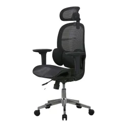 Ghế công thái học OEM E3 Lite | Đen, 150kg, Chân xoay, Lưng lưới - Máy Tính Bàn Đắk Lắk