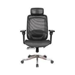 Ghế công thái học HYPERWORK Airy Pro | Đen, 150kg, Chân xoay, Lưng lưới - Máy Tính Bàn Đắk Lắk
