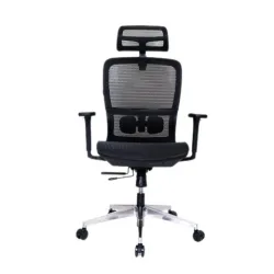 Ghế công thái học GAMI LUM2 | Đen, 150kg, Chân xoay, tay 3D, Lưng lưới - Máy Tính Bàn Đắk Lắk