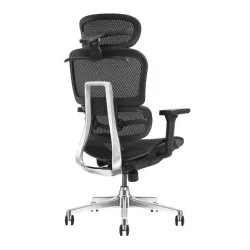 Ghế công thái học MANSON Atum | Đen, 120kg, Chân xoay, Lưng lưới - Máy Tính Bàn Đắk Lắk