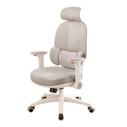 Ghế công thái học MANSON E3 Lite | Xám, 100kg, Chân xoay, Lưng lưới - Máy Tính Bàn Đắk Lắk