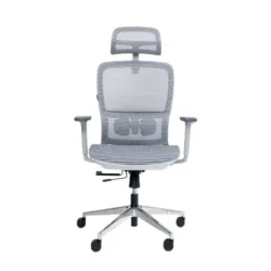 Ghế công thái học GAMI LUM2 | Xám, 150kg, Chân xoay, tay 3D, Lưng lưới - Máy Tính Bàn Đắk Lắk