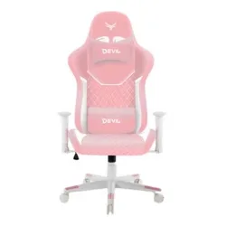 Ghế gaming CENTAUR Devil | Hồng, 120kg, Chân xoay, Da PU - Máy Tính Bàn Đắk Lắk