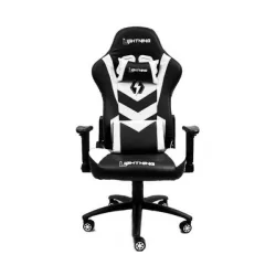 Ghế gaming LIGHTNING A-LN002 | Trắng, 100kg, Chân xoay, Da PU - Máy Tính Bàn Đắk Lắk