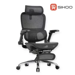 Ghế gaming Sihoo B300 Pro Đen | Có kê chân, Công thái học - Máy Tính Bàn Đắk Lắk