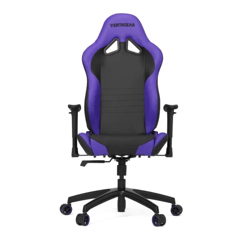 Ghế gaming VERTAGEAR SL2000 | Đen tím, 100kg, Chân xoay, Da PU