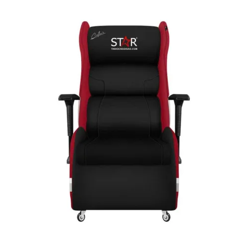 Ghế Sofa Gaming Centaur Reboot, Logo Máy Tính Bàn Đắk Lắk | Đen, 150kg, Chân xoay, Da PU