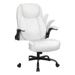Ghế văn phòng 7057 | Trắng, 120kg, Chân xoay, Da PU (CHỈ NHẬN BÁN RÁP GHẾ) - Máy Tính Bàn Đắk Lắk