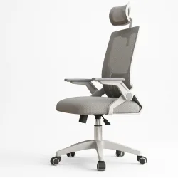 Ghế Văn Phòng Manson Ergonomic | Màu Xám, Công thái học, Tay Gập - Máy Tính Bàn Đắk Lắk