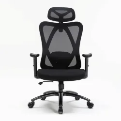 Ghế công thái học WARRIOR Hero WEC501 Plus | Đen, 120kg, Chân xoay, Lưng lưới - Máy Tính Bàn Đắk Lắk
