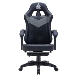 Ghế Warrior Gaming Raider Series WGC210 - Black / Gray | Kê chân, Tay ghế linh hoạt, Foam nguyên khối - Máy Tính Bàn Đắk Lắk