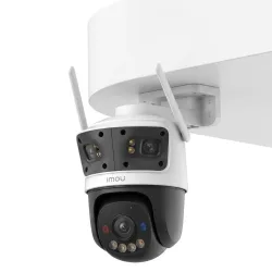 Camera WiFi ngoài trời IMOU Cruiser Triple 11MP IPC-S7UP-11M0WED | 3 Ống kính, Quay quét 360°, WiFi 6, IP66 - Máy Tính Bàn Đắk Lắk