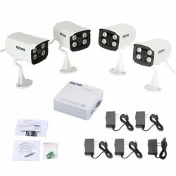 SUPER KIT 4 CAMERA IP HD VÀ ĐẦU GHI HÌNH 4 KÊNH FULLHD GIÁ RẺ(camera04) - Máy Tính Bàn Đắk Lắk