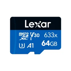 Thẻ nhớ MicroSDXC Lexar UHS-I U3 Blue Series 64GB - Máy Tính Bàn Đắk Lắk