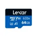 Thẻ nhớ MicroSDXC Lexar UHS-I U3 Blue Series 64GB - 3