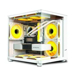 Thùng máy Aqual X2-M | Micro-ATX, Trắng - Máy Tính Bàn Đắk Lắk