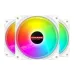 Quạt tản nhiệt PC Coolmoon S6 ARGB | Fan lẻ 120mm, ARGB, Trắng - 2