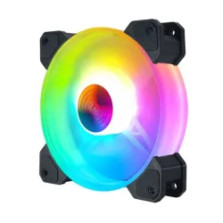 Quạt tản nhiệt PC Coolmoon Y1 | Fan lẻ 120mm, RGB, Đen - Máy Tính Bàn Đắk Lắk