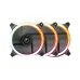 Quạt tản nhiệt PC Hollo | Kit 2 Fan 120mm, RGB, Đen - 4