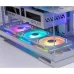 Quạt tản nhiệt PC Leopard StarTrail | Fan lẻ 120mm, ARGB, Gió ngược, Trắng - 4