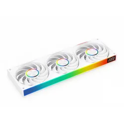 Quạt tản nhiệt PC Leopard Starlink | Kit 3 fan 360mm, ARGB, Gió thuận, Trắng - Máy Tính Bàn Đắk Lắk