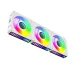 Quạt tản nhiệt PC Leopard S1 | Kit 3 fan 120mm, ARGB, Trắng - 2