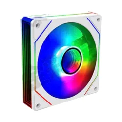 Quạt tản nhiệt PC Leopard S1 | Fan lẻ 120mm, ARGB, Gió ngược, Trắng - Máy Tính Bàn Đắk Lắk