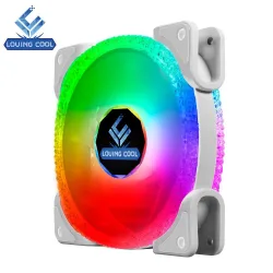 Quạt tản nhiệt PC LovingCool LC‑12025 | Fan lẻ 120mm, ARGB, Trắng - Máy Tính Bàn Đắk Lắk