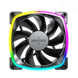 Quạt tản nhiệt PC Montech AX 120 PWM | Fan lẻ 120mm, ARGB, Đen - Máy Tính Bàn Đắk Lắk