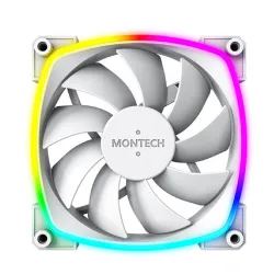 Quạt tản nhiệt PC Montech AX120 PWM | Fan lẻ 120mm, ARGB, Trắng - Máy Tính Bàn Đắk Lắk