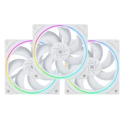 Quạt tản nhiệt PC Thermalright TL‑S12W X3 | Kit 3 fan 120mm, ARGB, Trắng - Máy Tính Bàn Đắk Lắk