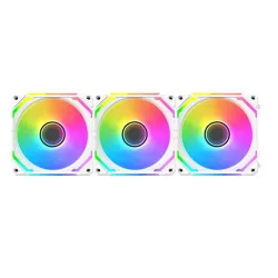 Quạt tản nhiệt PC Xigmatek Starlink Ultra Artic | Kit 3 fan 120mm, ARGB, Trắng - Máy Tính Bàn Đắk Lắk
