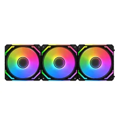 Quạt tản nhiệt PC Xigmatek Starlink Ultra | Kit 3 fan 120mm, ARGB, Đen - Máy Tính Bàn Đắk Lắk
