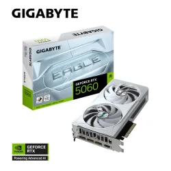 Card màn hình Gigabyte GeForce RTX 5060 EAGLE ICE OC 8G (GV-N5060EAGLE ICE OC-8GD) | 8GB GDDR7, 3840 CUDA, PCIe 5.0 - Máy Tính Bàn Đắk Lắk