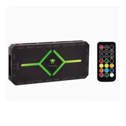 Bộ hub kèm remote sync fan ARGB Leopard - Đen - Máy Tính Bàn Đắk Lắk