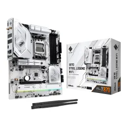 Mainboard ASRock X870 Steel Legend Wifi DDR5 | AM5, ATX, 4 khe RAM - Máy Tính Bàn Đắk Lắk