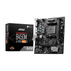 Mainboard MSI B450M-A PRO MAX II DDR4 | AM4, mATX, 2 khe RAM - Máy Tính Bàn Đắk Lắk