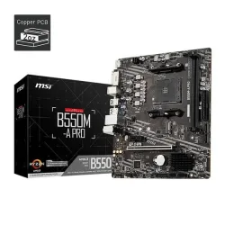 Mainboard MSI B550M-A PRO | AM4, mATX, 2 khe DDR4 - Máy Tính Bàn Đắk Lắk