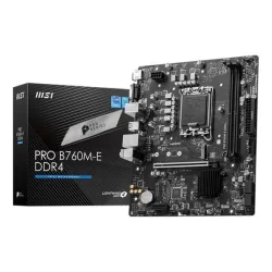 Mainboard MSI PRO B760M-E DDR4 | LGA 1700, mATX, 2 khe RAM - Máy Tính Bàn Đắk Lắk