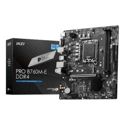 Mainboard MSI PRO B760M-E DDR4 | LGA 1700, mATX, 2 khe RAM