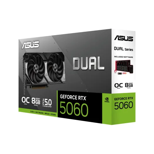 VGA ASUS Dual RTX 5060 8GB GDDR7 OC (DUAL-RTX5060-O8G)