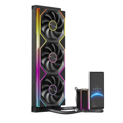 Tản Nhiệt Nước All In One Jungle Leopard ProFlow 360 ĐEN - Màn Hình Tùy Chỉnh 5.5 inch