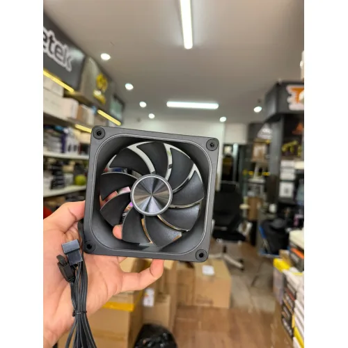 Quạt tản nhiệt PC Leopard TF120 ARGB (Sync Main),120mm, HDB, Gió Ngược, Đen