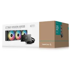 Tản nhiệt nước CPU Deepcool LT360 VISION ARGB - Black - Máy Tính Bàn Đắk Lắk