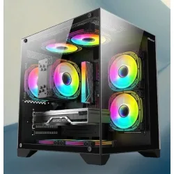 CASE BỂ CÁ GAMING EMASTER ECG985B1 Màu Đen - Máy Tính Bàn Đắk Lắk